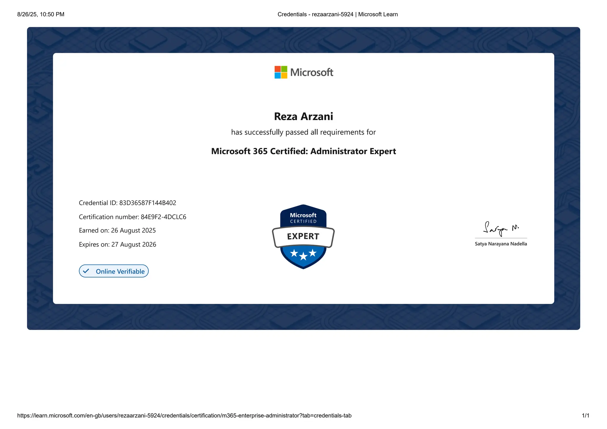 Microsoft 365 Certified Administrator Expert PDF
