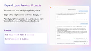 Promts Bullets Microsoft 365 Copilot Foundations- DEPED - 06082025 (1).pdf