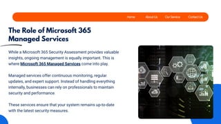 Microsoft 365 Security Assessment: Protect What Matters Most | PDF