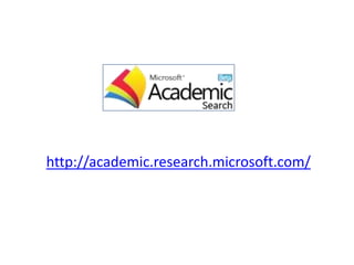 http://academic.research.microsoft.com/
 