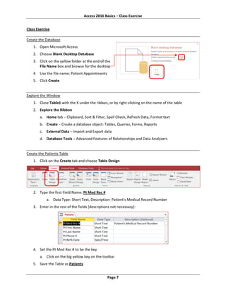 MICROSOFT ACCESS 2016Basics-Handouts and LESSON Introduction.pdf