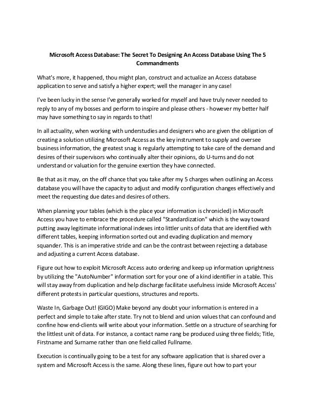 microsoft access database designer microsoft access database designer
