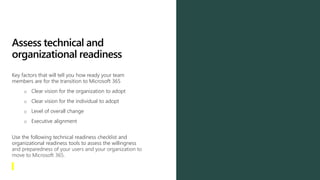 Microsoft Adoption Guide.pdf Microsoft adoption guide workbook | PPTX