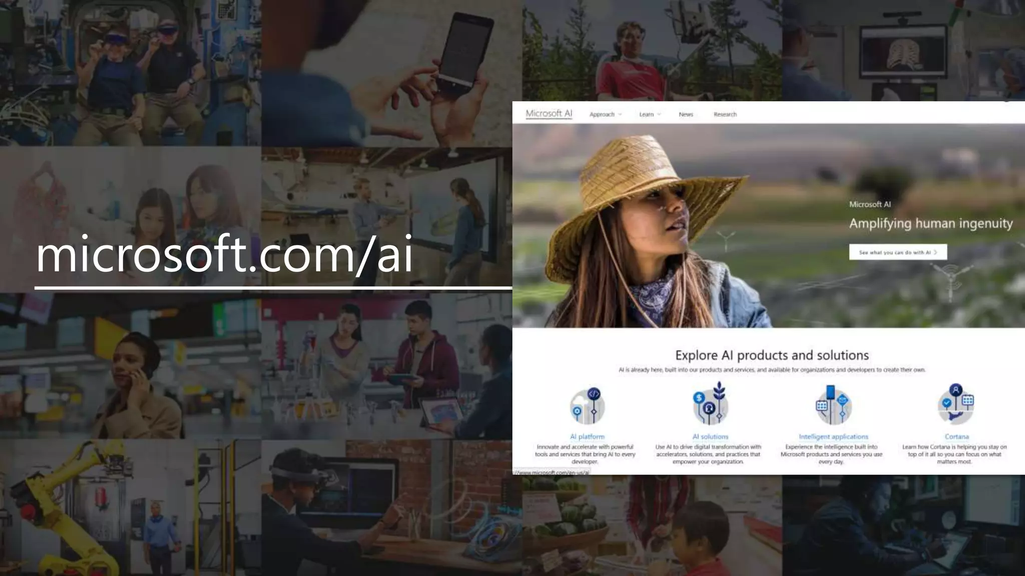 microsoft.com/ai
 