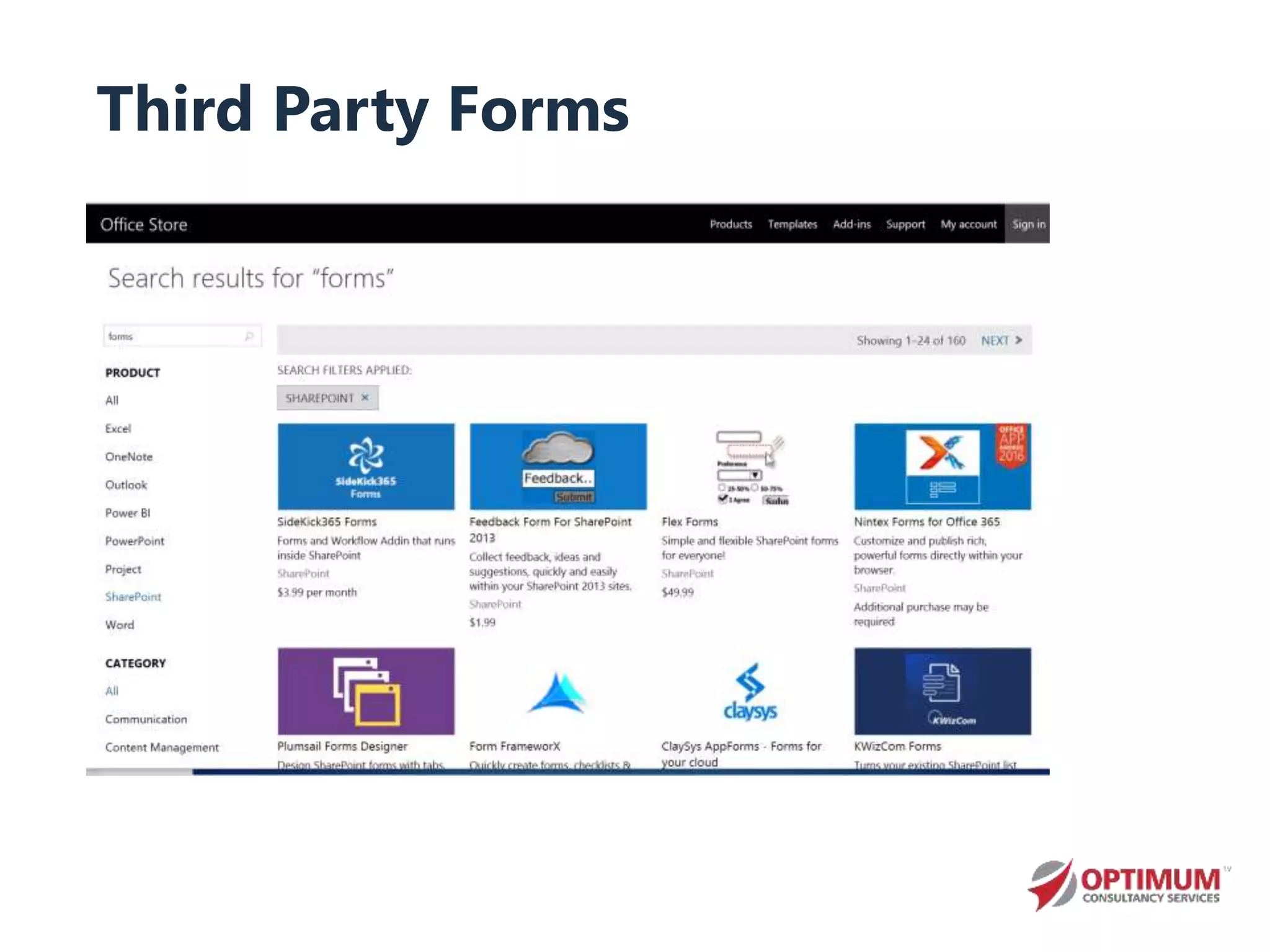 Third Party Forms
 