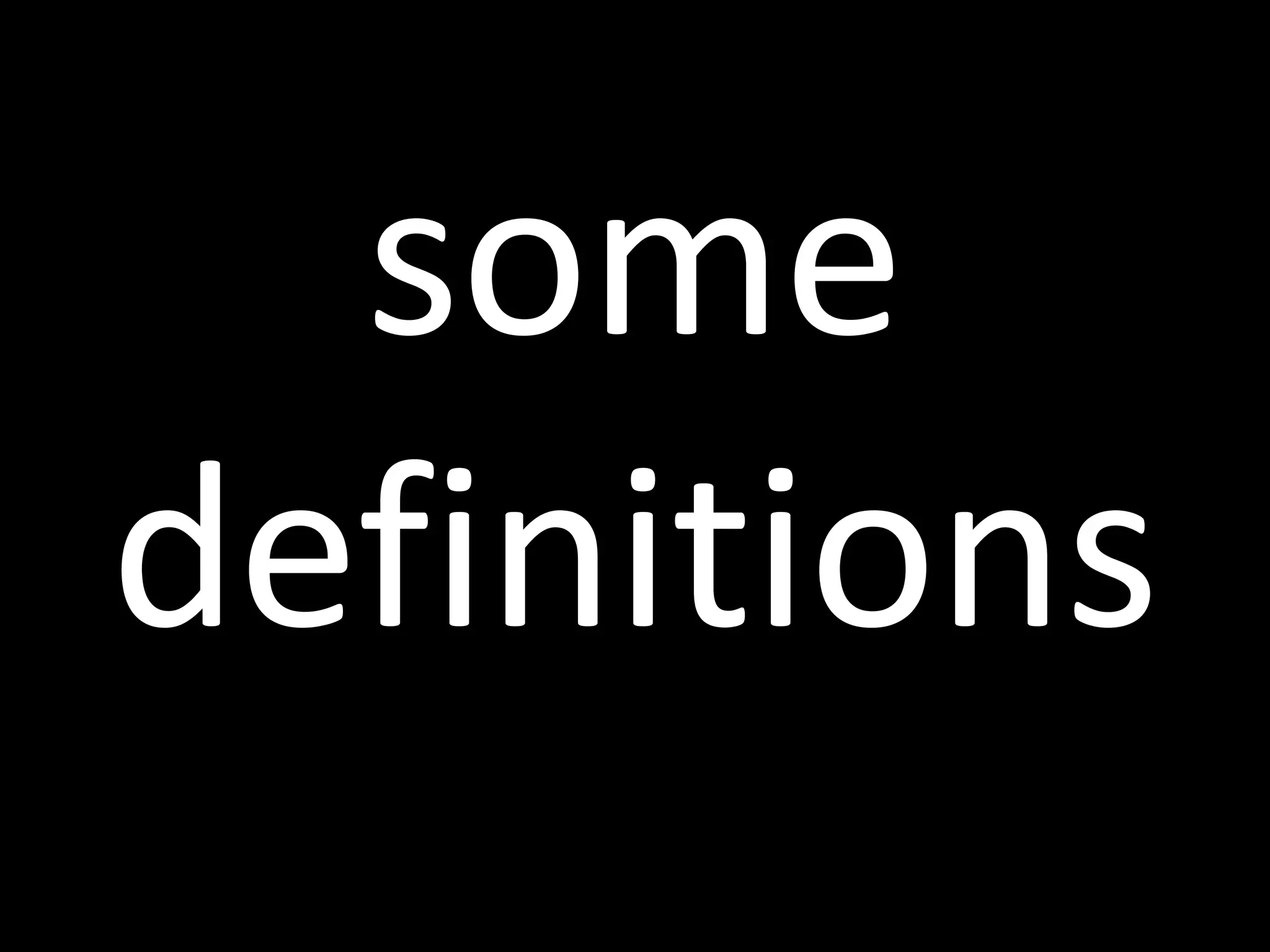 somedefinitions