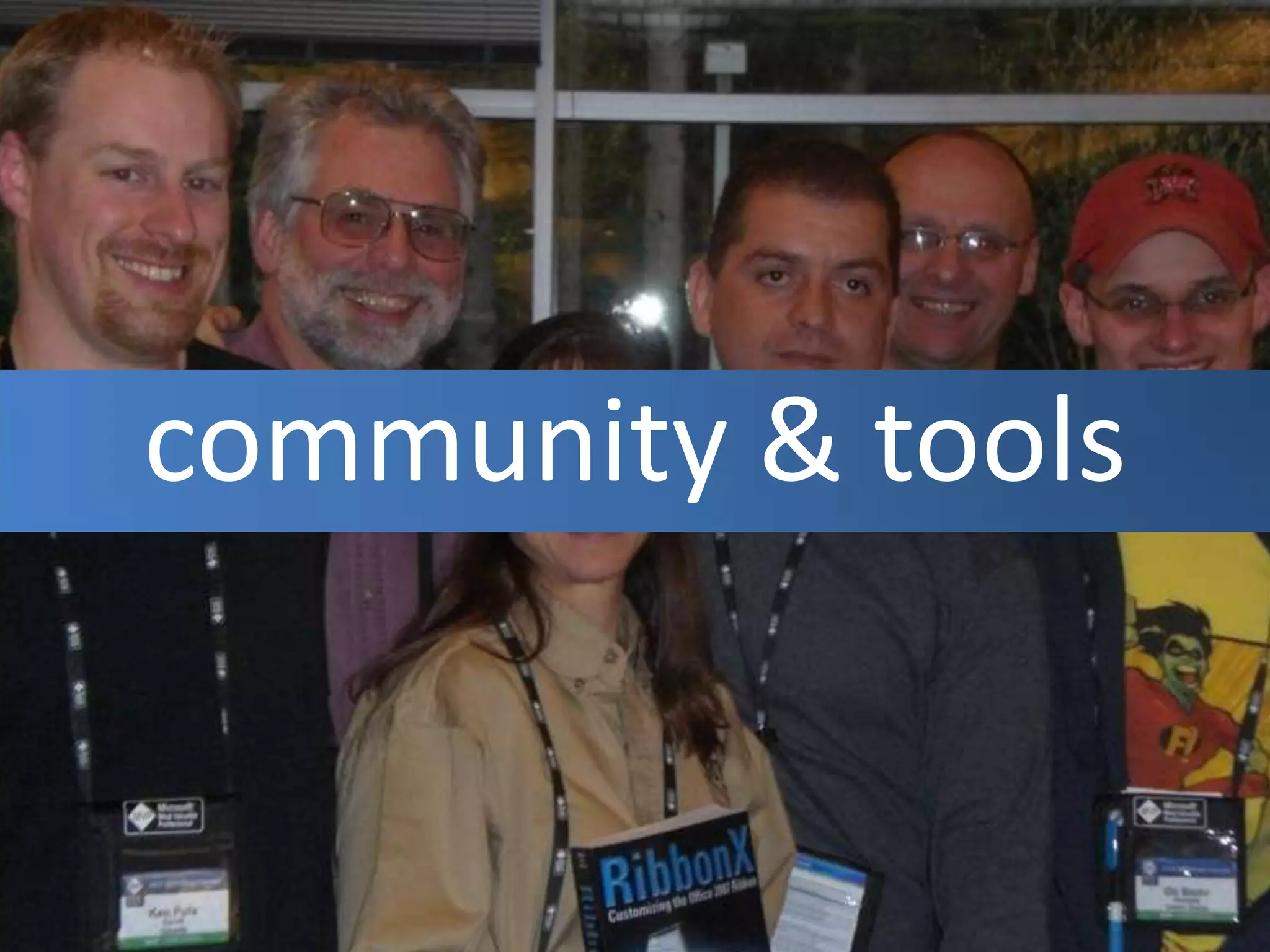 community & tools