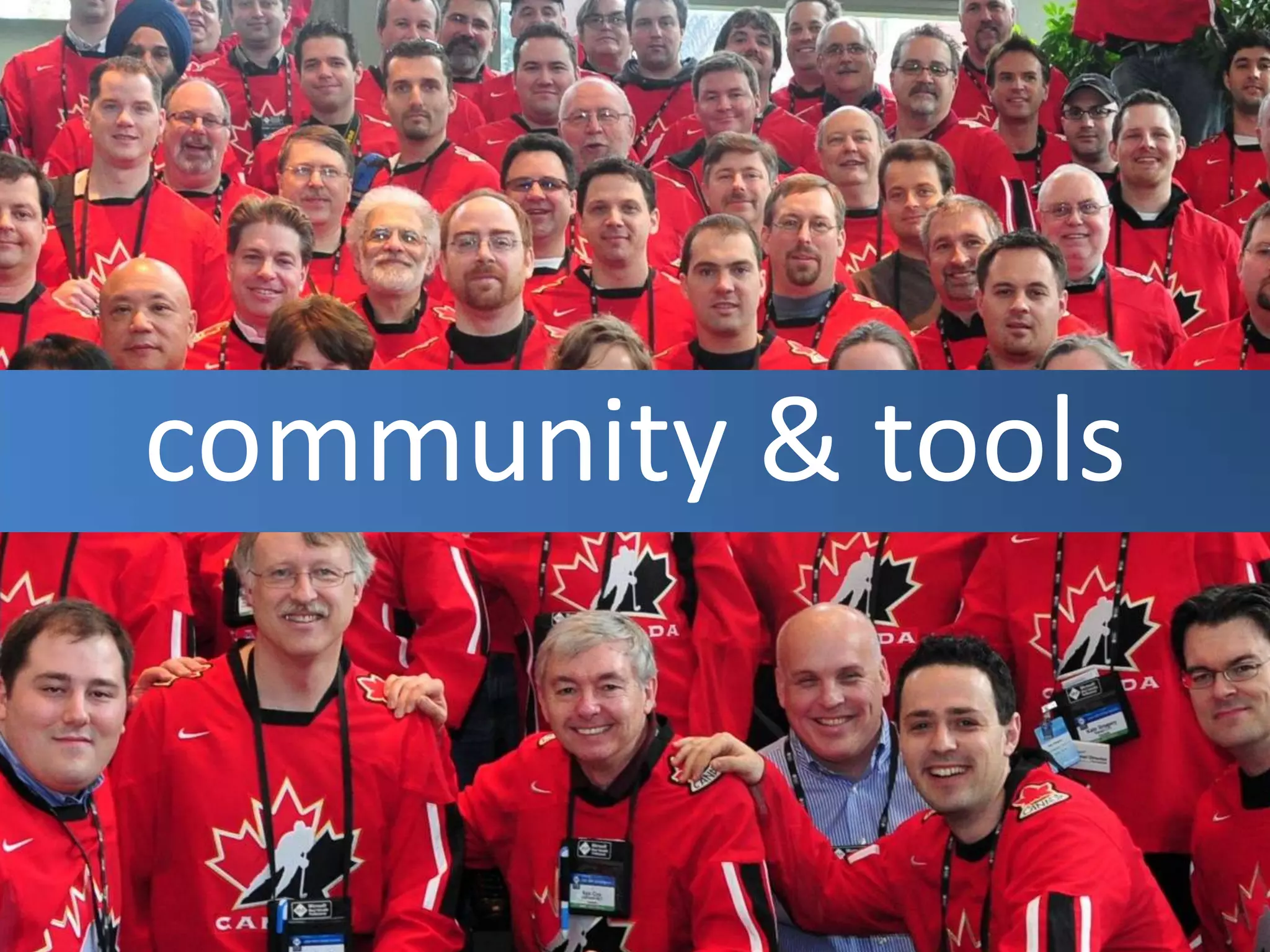community & tools