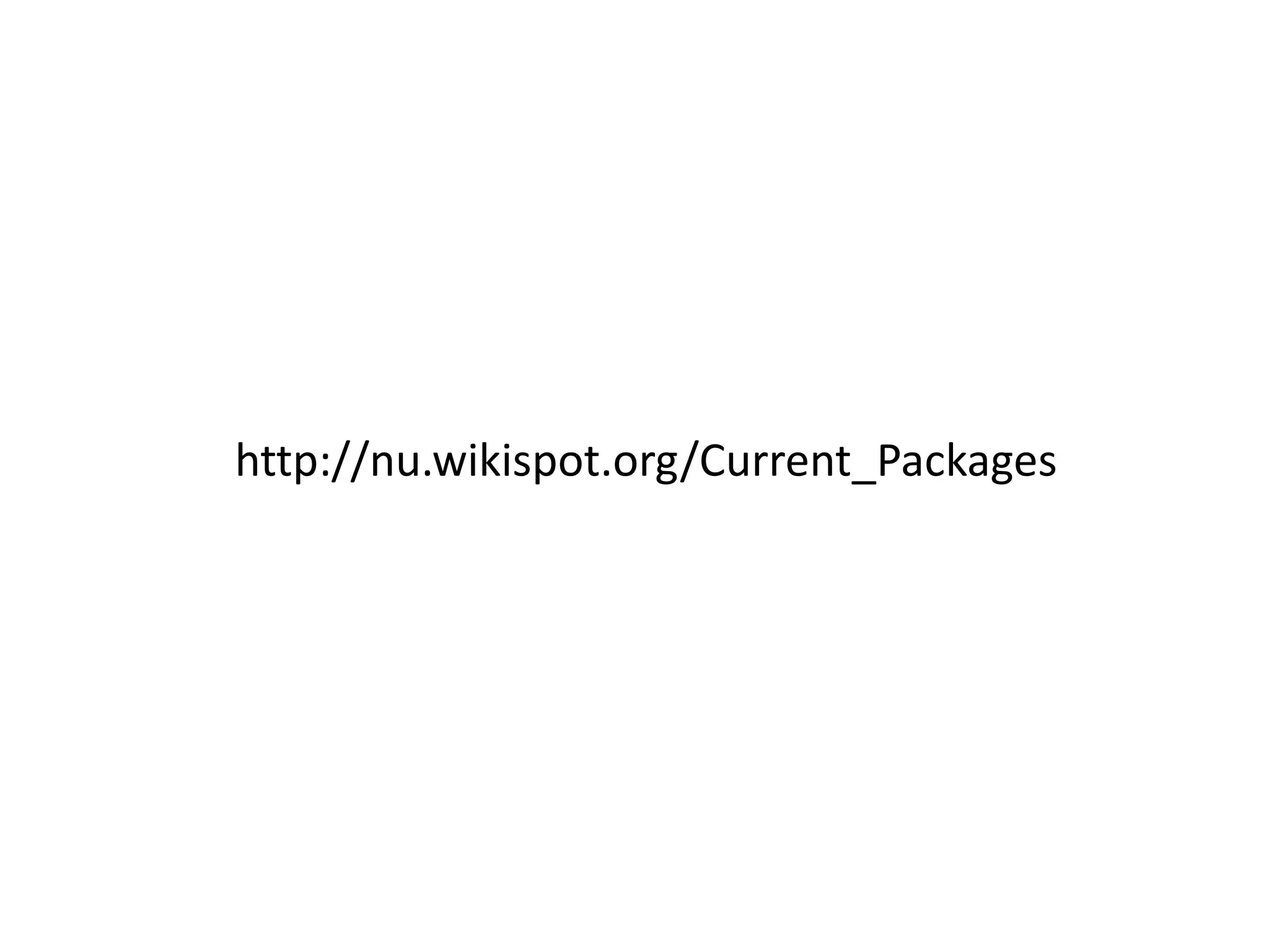 http://nu.wikispot.org/Current_Packages