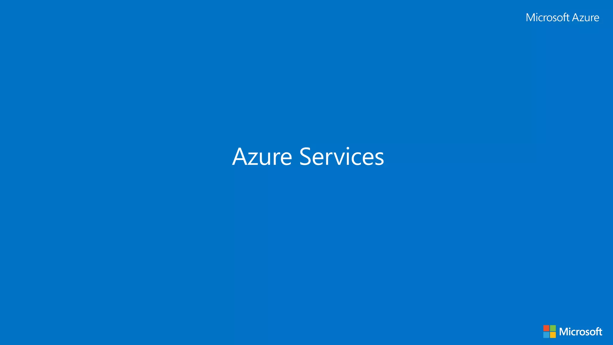Azure Services  
