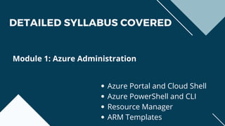 Microsoft Azure Administrator-AZ 103 training in Bangalore | PDF