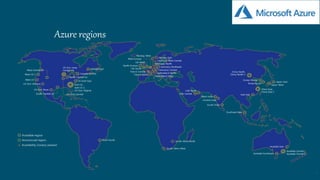 9
Azure regions
 