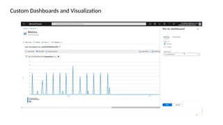 Custom Dashboards and Visualization
 