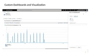 Custom Dashboards and Visualization
 