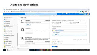 Alerts and notifications
 