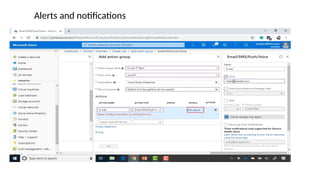 Alerts and notifications
 
