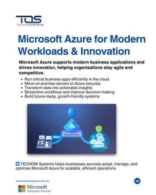 Microsoft Azure: Secure, Scalable Cloud for Modern Businesses | PDF