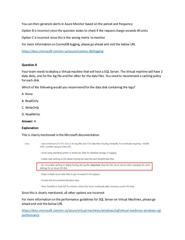 Microsoft azure architect design (az 304) practice tests 2022 PDF