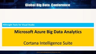 HDInsight Tools for Visual Studio
 