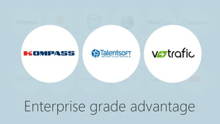 Enterprise grade advantage
 