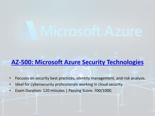 Microsoft Azure Certification Guide for Your Career Growth | PDF