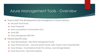 Microsoft Azure essentials | PDF