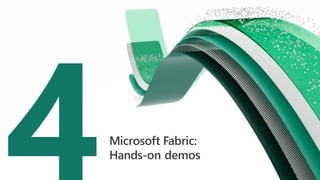 Microsoft Fabric:
Hands-on demos
 