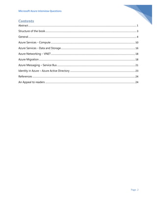 Microsoft azure interview questions | PDF