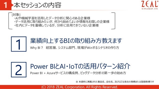 Microsoft Azure Power Bi で始めるビッグ データ分析の第一歩 Microsoft が提供する Ai と機械