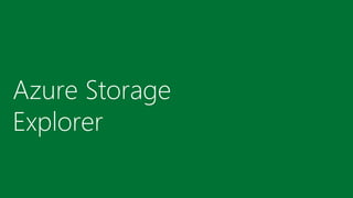 Microsoft Azure Storage | PPTX