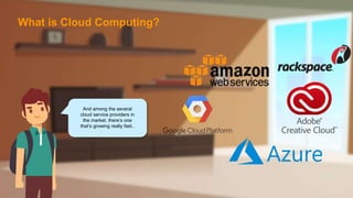And among the several
cloud service providers in
the market, there’s one
that’s growing really fast..
What is Cloud Computing?
 
