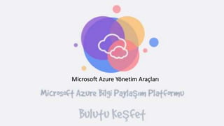 Microsoft Azure Yönetim Araçları
 