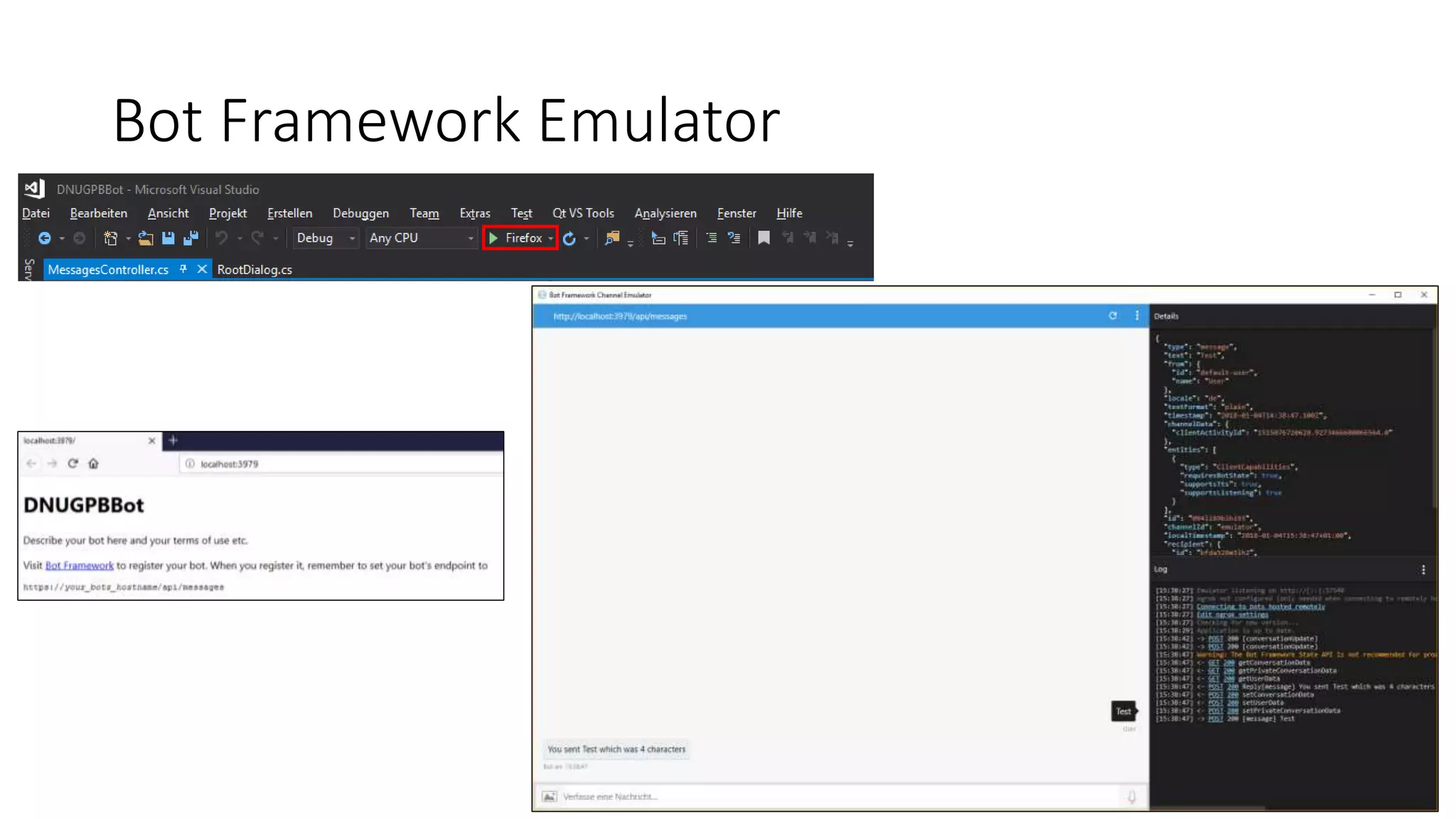 Bot Framework Emulator 