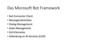 Microsoft Bot Framework (Node.js Edition) | PPTX