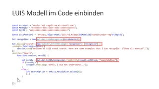 Microsoft Bot Framework (Node.js Edition) | PPTX