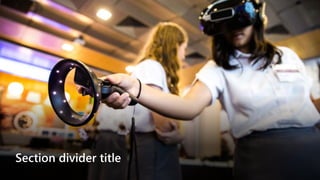 Section divider title
 