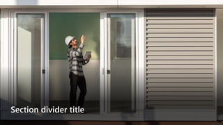 Section divider title
 