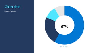 Chart title
Lorem ipsum
1 2 3 4
67%
 