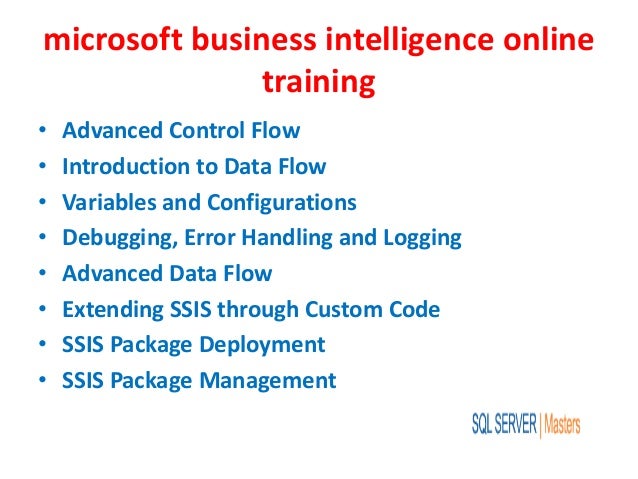 microsoft business intelligence training microsoft business intelligence training
