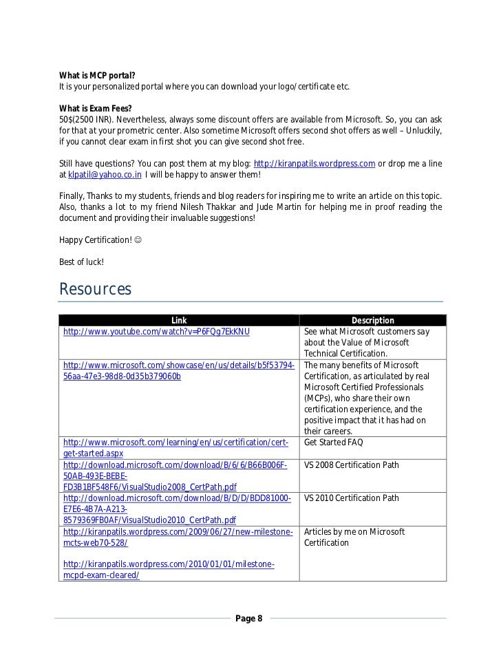microsoft certification download