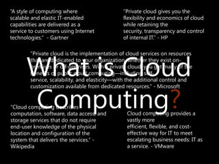Microsoft CIO Summit Government Private Cloud PPT