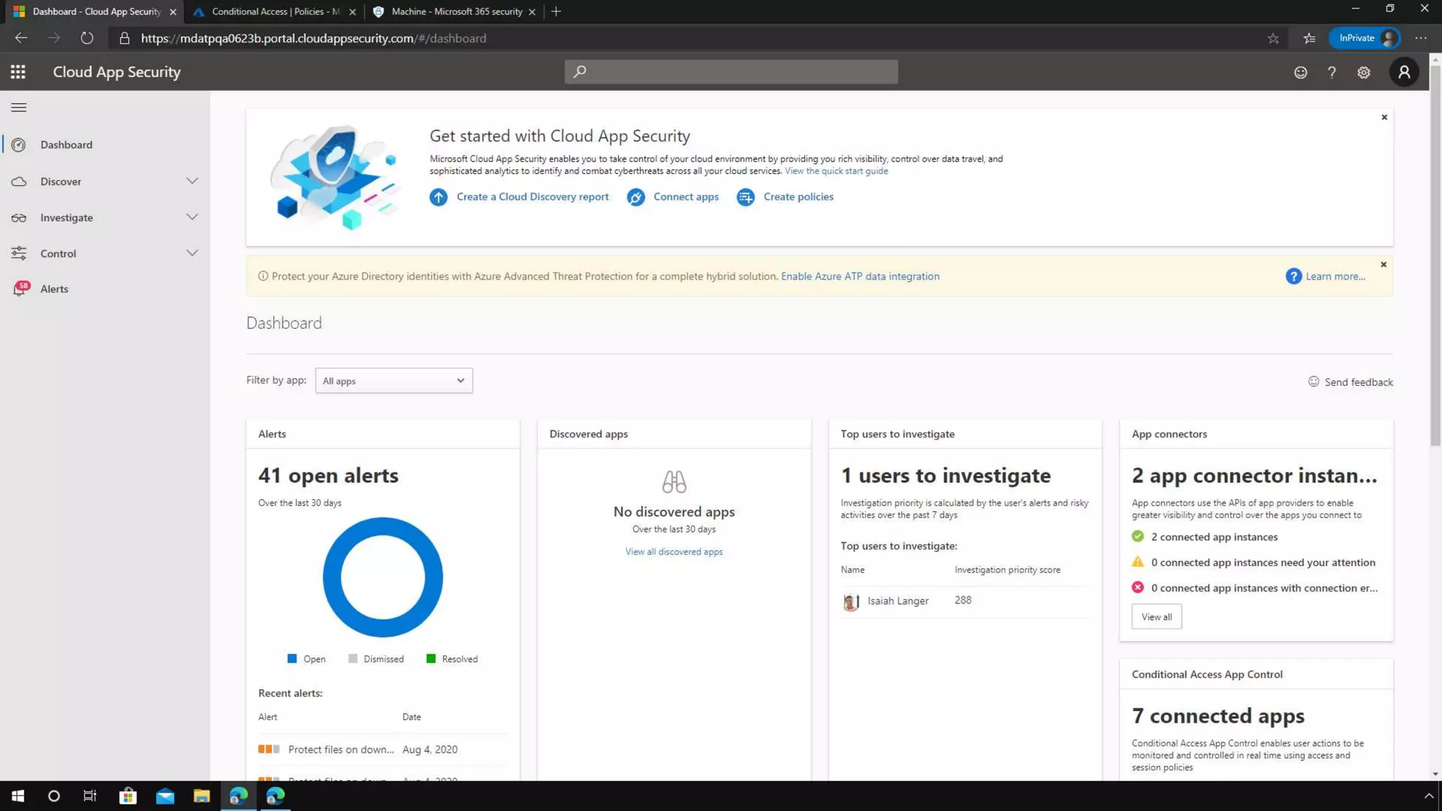 Microsoft Cloud App Security Demo