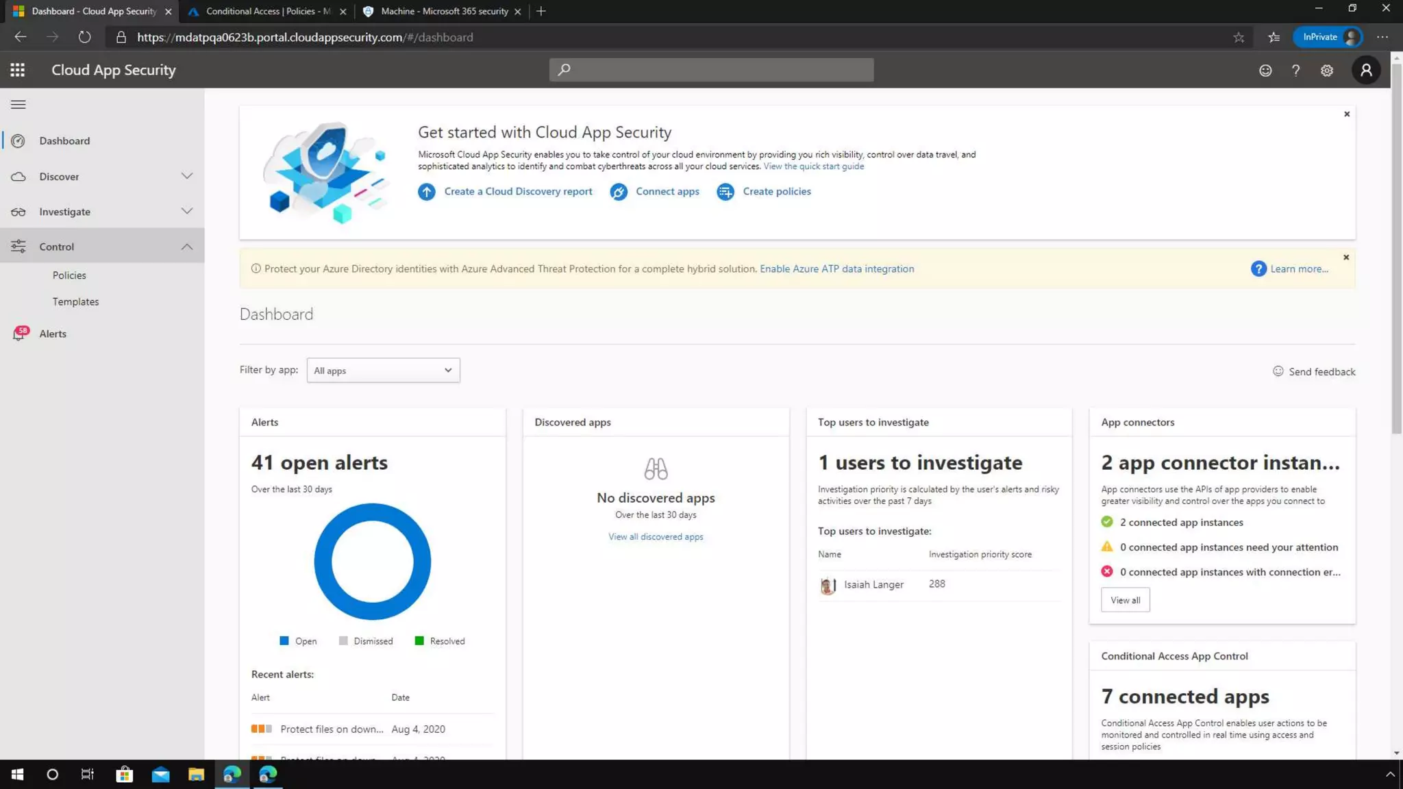 Microsoft Cloud App Security Demo