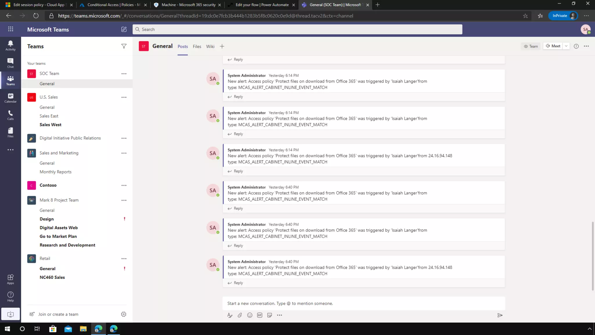 Microsoft Cloud App Security Demo