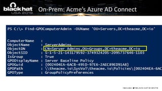 On-Prem: Acme’s Azure AD Connect
 