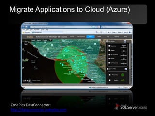 Migrate Applications to Cloud (Azure)CodePlexDataConnector: http://dataconnector.codeplex.com