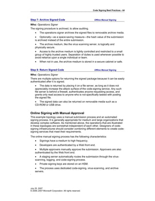 Microsoft Code Signing Certificate Best Practice - CodeSignCert.com
