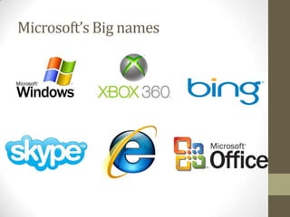 Microsoft’s Big names

 
