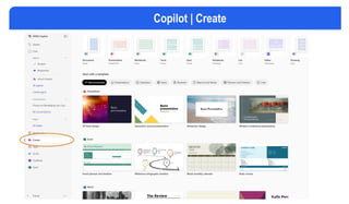 MICROSOFT COPILOT SPIEKBRIEF
Copilot | Create
 