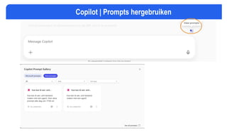 Copilot | Prompts hergebruiken
 